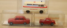 3x  Modelle S.E.S Minicars Berlin, Barkas, Goggomobil, H0, 1:87
