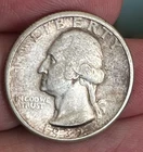 1932-D. Washington quarter,   nice EF