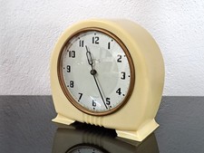 Smiths Tischuhr Art Deco 30er Jahre Bakelit mechanisch Handaufzug