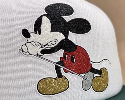 SUPREME X NUMBER (N)INE MICKEY MOUSE MESH BACK 5-PANEL HAT GREEN