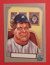 FUNNY! John GOODMAN/The Babe 1992 Confex Fun Stuff Baseball Enquirer Card # 64