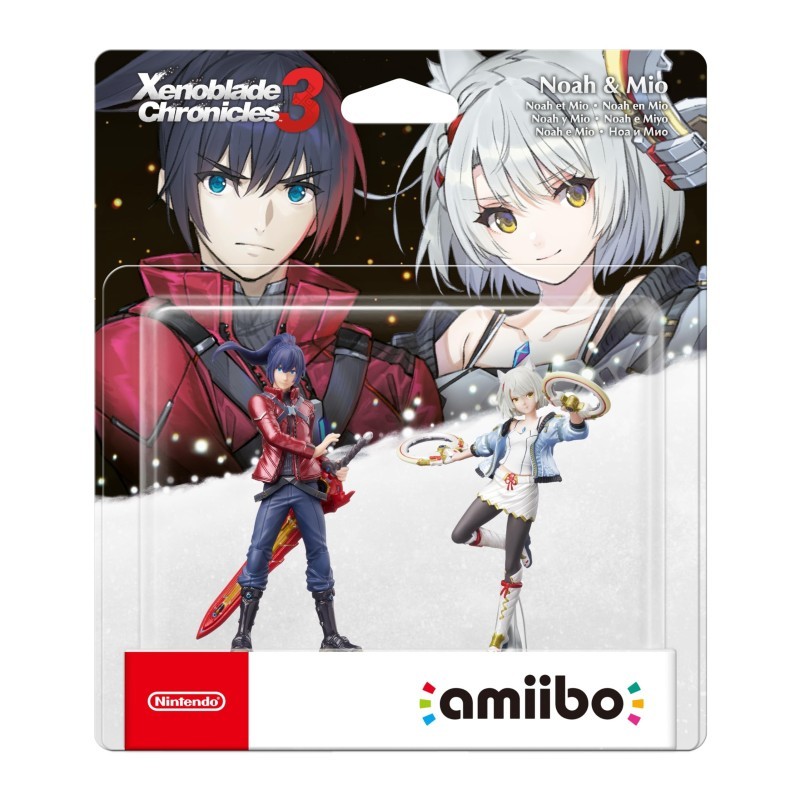 Amiibo Xenoblade Chronicles 3 Noah et Mio figurines Nintendo neuves