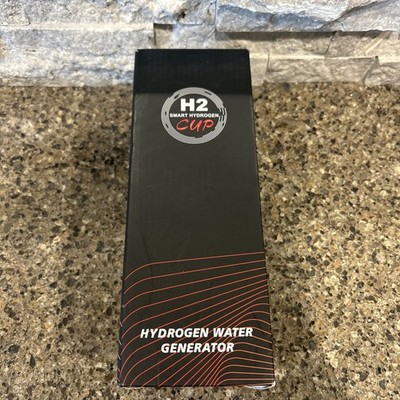 H2 Smart Hydrogen Cup Hydrogen Water Generator NEW! Silver Color