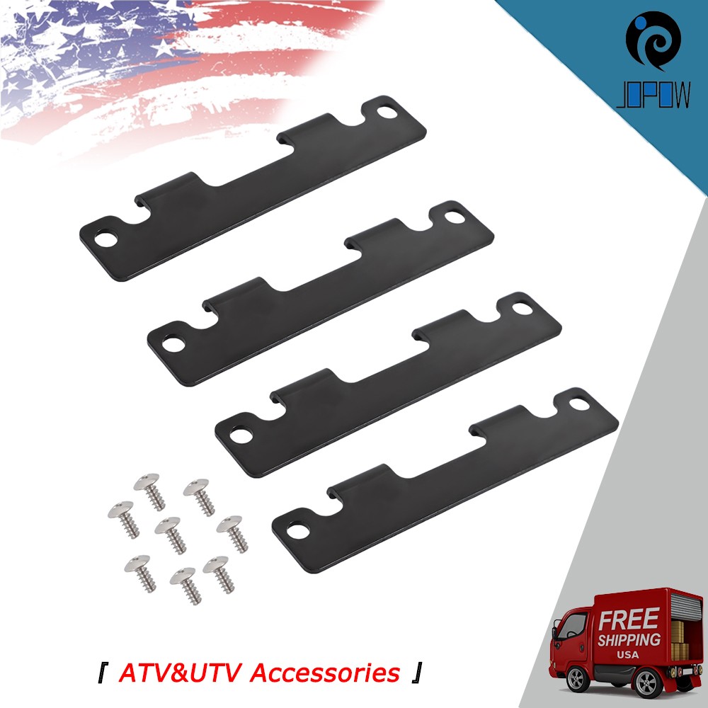 Tail Gate Tailgate Hinge Plates Kit For Yamaha Rhino 450 660 700