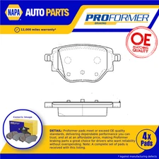 Brake Pads Set fits PEUGEOT 208 Mk2 1.2 Rear 2019 on Proformer Quality New