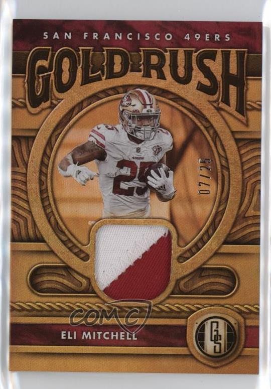2022 Panini Gold Standard Rush Prime 7/25 Elijah Mitchell Eli #GR-EMI mp7