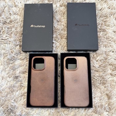 2 x Used Bullstrap The Minimalist Case - iPhone 16 Pro Max - Dune Beige Brown