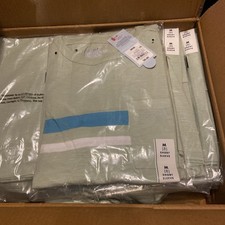 Cat Jack Boys Green W/pocket Short Sleeve Shirt Size M 8 Lot Of 10