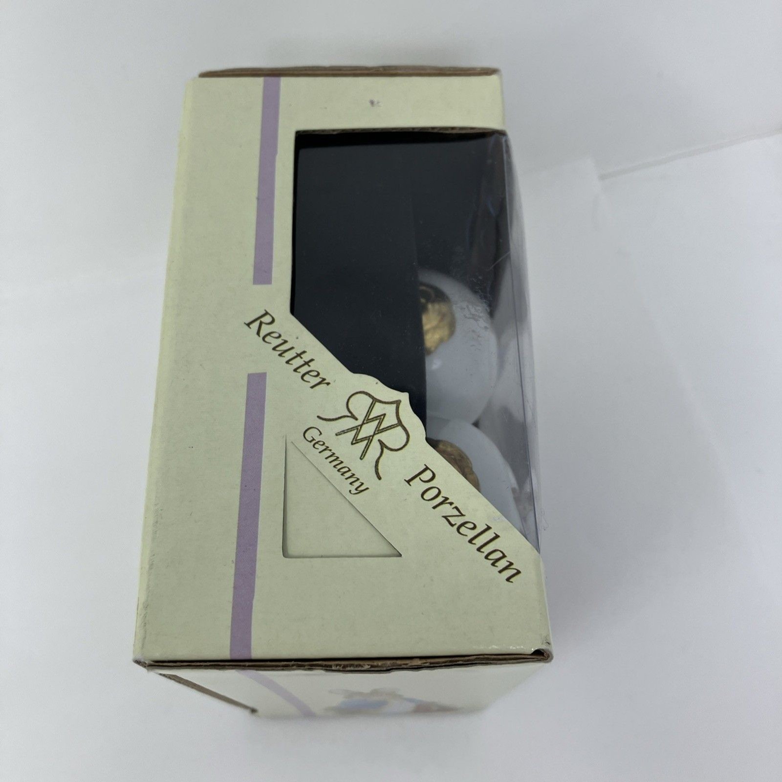 Porcelain Beatrix Potter Ornaments Two Reutter Porzella Eggs Peter Rabbit German