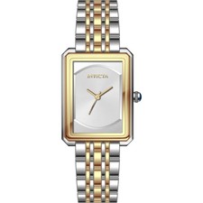 Invicta Women's Watch Wildflower Quartz Silver Dial Two Tone Bracelet 69325
