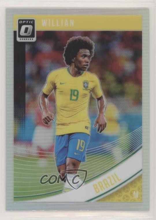 2018-19 Panini Donruss Optic Holo Prizm Willian #107 0ny1