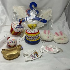 BAB Build-A-Bear Clothes Mixed Lot Accessories Happy Birthday