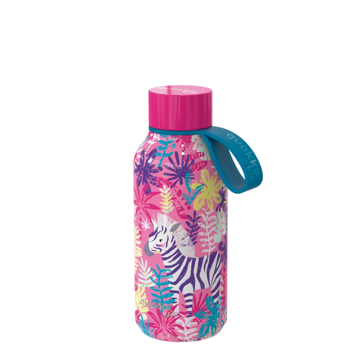 Quokka ZEBRAS Trinkflasche 330 ml Solid Kids Edelstahl Flasche Hlt Kalt - Warm 4790₽
