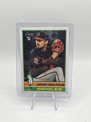 2025 Topps Heritage High Number Bicentennial Grant Wolfram RC /200 Orioles