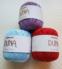 C rculo Duna Yarn - 186 yds, 3.52 oz   Light DK Yarn - 100 Mercerized Yarn New