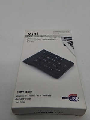 Wireless Numeric Keypad, TRELC Mini 2.4G 18 Keys Number Pad, Portable Silent ...