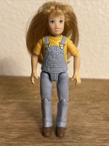 Fisher Price Loving Family Girl Horse Rider 5” Figure Doll Stable Hand Toy