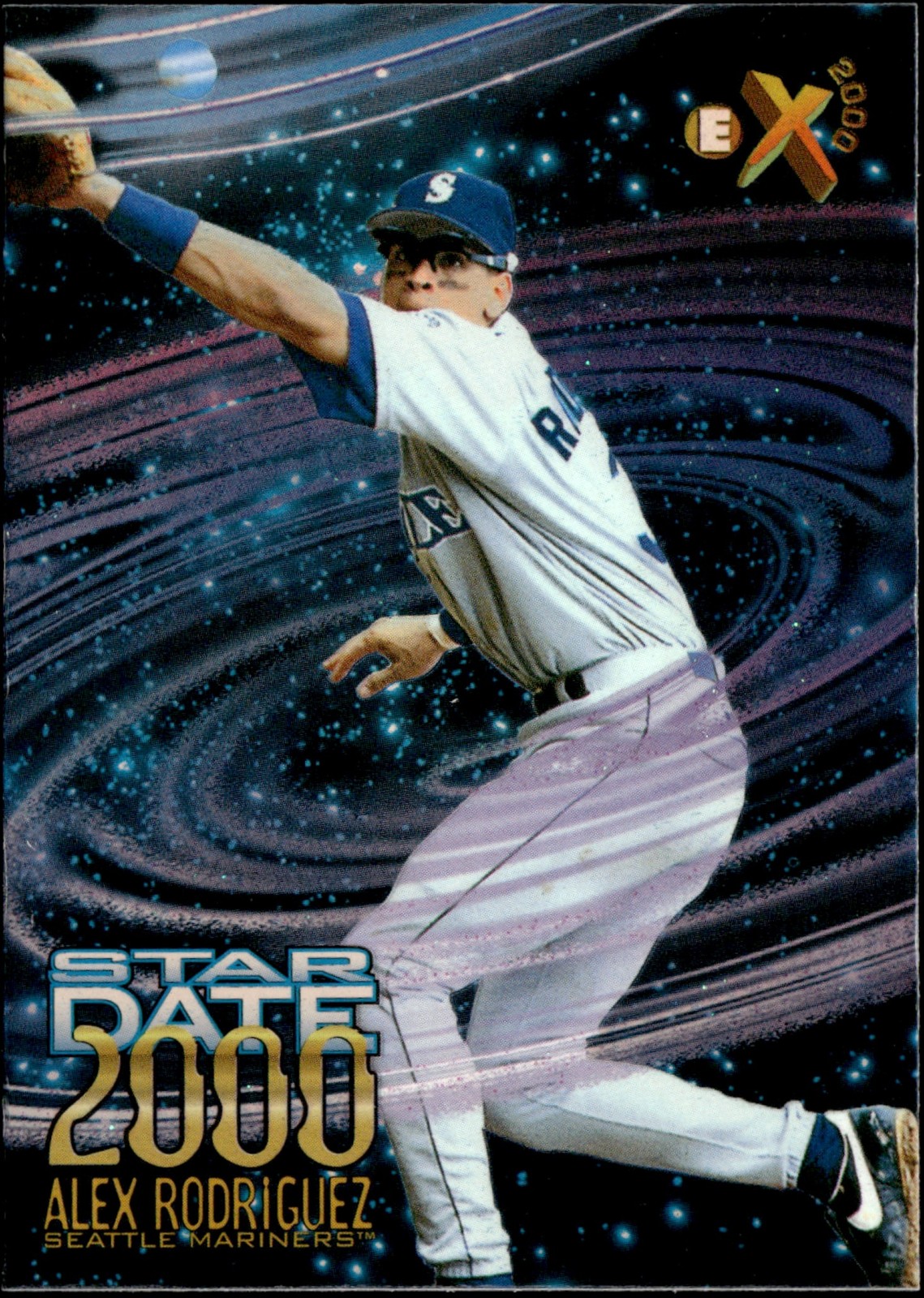 1997 Skybox Baseball E-X2000 Alex Rodriguez Star Date 2000 #1 Seattle Mariners