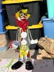 vintage hand blown murano art glass clown