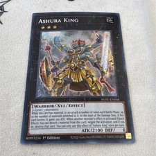 Yu-Gi-Oh! TCG Ashura King Power of the Elements POTE-EN048 1st Ed Xyz Holo