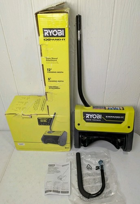 #ad #ad RYOBI Expand It Snow Thrower Shovel Attachment 12quot; For Attach Capable Trimmers $127.49