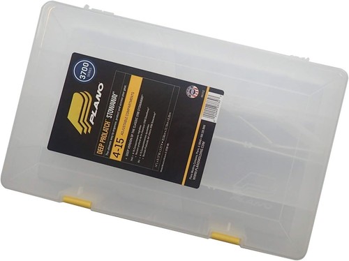 Prolatch Stowaway Storage Case - 4-15 Adjustable Compartments, Clear & Stackable - Picture 3 of 6