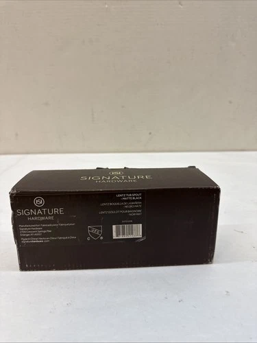 Signature Hardware SHTS72MB Lentz 6-7/8" Tub Spout - Matte Black - Picture 1 of 3