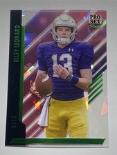 RILEY LEONARD irish 2024 Leaf Pro Set Pure #89 Crystal Green 6/10 (U3)