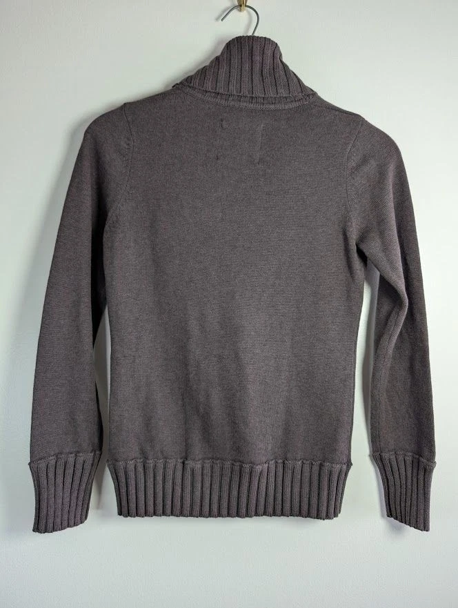 Suéter Vintage Y2K Esprit Para Mujer Talla Grande Preppy Academia Marrón Chocolate Foto 2 de 4