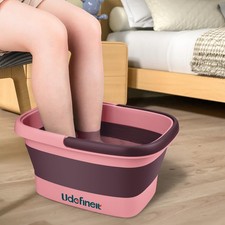 Collapsible Foot Bath Basin with Handle, 15L/4 Gallons, Foldable Foot Bath Tu...