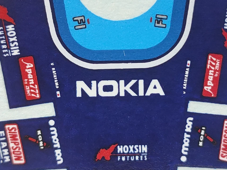 Decals Tyrrell Katayama 023 1995 1/43 F1 Onyx 260 Version 3 - Photo 3/3