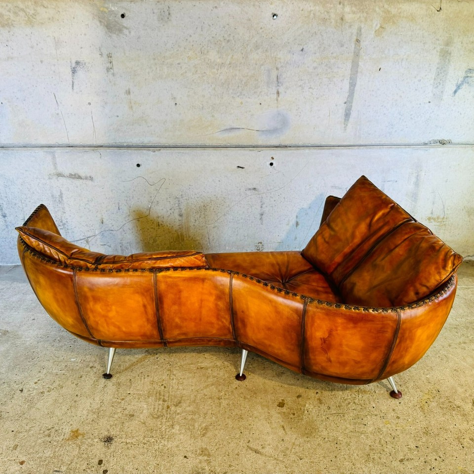 De Sede DS102 Tan ThreeSeater Leather Sofa Swiss Craftmanship A265