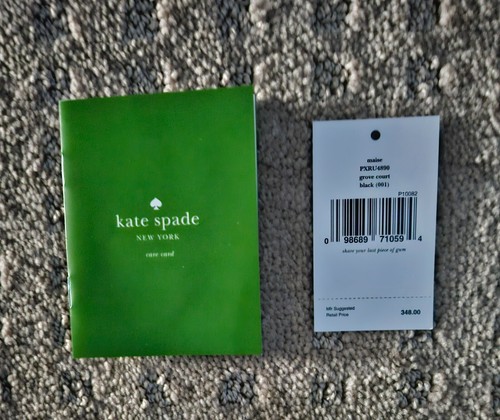 Kate Spade "Maise Grove Court" authentische schwarze Handtasche mit Staubbeutel - Bild 8 von 9