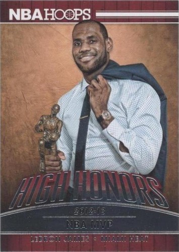 2014-15 Panini NBA Hoops LeBron James #117 Cleveland Cavaliers MVP