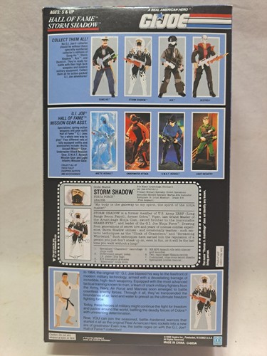 GI Joe Hall of Fame Vintage - Snake Eyes 12" - 1992 Hasbro Factory sealed - Picture 2 of 2