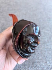 Antique Monk Dom Perignon Meerschaum Pipe