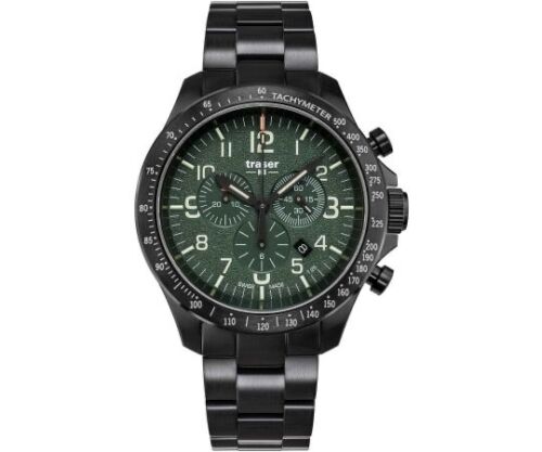 Traser P67 Officer Pro Chronograph Green 109464 Mens Quartz Watch - Picture 1 of 1