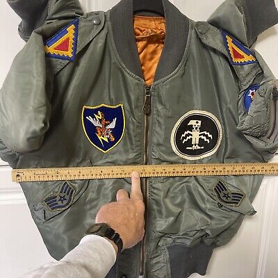 VIETNAM WAR USAF L-2B LIGHT ZONE FLYING Flight JACKET Date VIETNAM WAR USAF L-2B LIGHT ZONE FLYING Flight JACKET Date