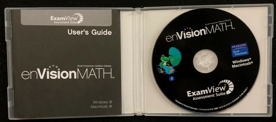 2nd Grade enVision EXAMView Assessment Suite CD-ROM - Hard Case (2009, Pearson) - Image 3 of 3