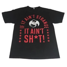 Strange Music Record Label Black Tee Shirt Mens Medium Tech N9ne Travis O'Guin