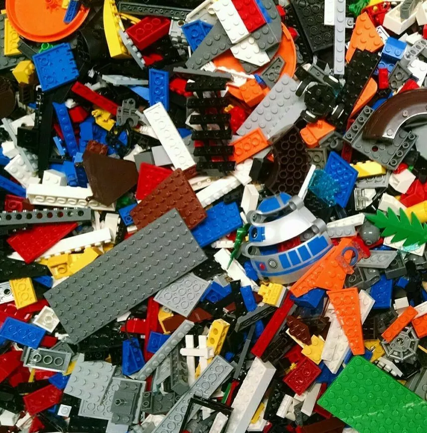 LEGO 1 Pound 🧱BUY 9 LBS GET 3 LBS FREE🧱Bulk Pieces Lot Bricks tires. Authentic - Image 4 of 4