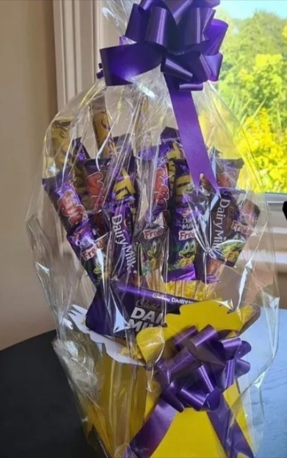 ShredAstic® Dot Clear Florist Cellophane Gift Wrap Film for Hampers