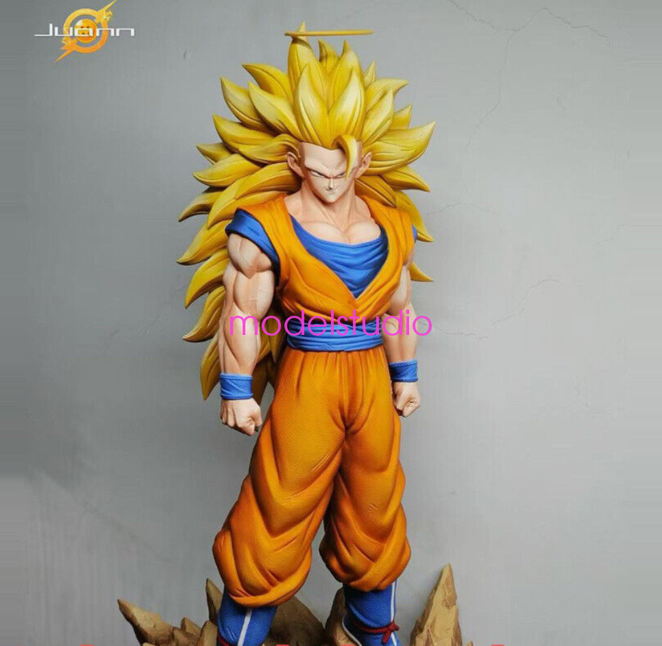 Juann Studio Dragon Ball Goku Resin Statue Pre-order H39cm Super Saiyan 3 1/6