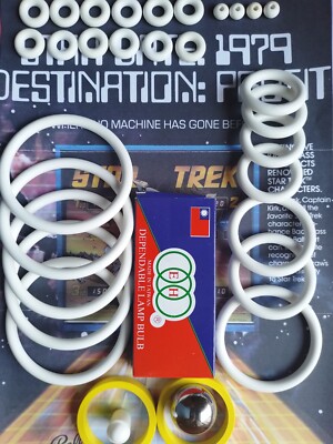 Kit élastiques Et Doigt De Flipper Jaune Pour Flipper Star Trek Bally - Neuf