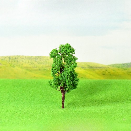 5PC 8-10CM HO/OO Scale Miniatures Summer Pine Trees Forest Plants Railway Scene - Picture 3 of 4