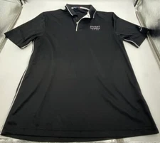 Sport Tek Corner Bakery Cafe Men’s Shirt Black Collared Uniform Size Medium Used