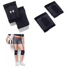 4 Under Armour UA Adult 2.0 Volleyball Knee Pads - Black Size: Adult Large