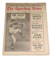 1966 The Sporting News 9/10/66 TSN Jim Kaat Twenty For Twins 83931