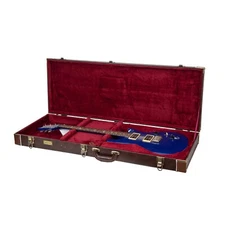 Crossrock Electric Guitar Case fits PRS SE standard solid body guitar，Brown