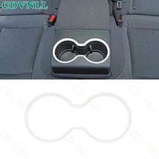 For Dodge Charger 2015-2024 Bright White Rear Water Cup Holder Panel Cover Trim